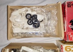 Vintage AMT ‘A’venger ‘29 ‘A’ Ford Roadster and 62′ Corvette Model kits