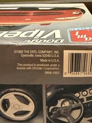 AMT Ertl Dodge Viper RT/10 1:25 Model Kit 6808 Open Box Complete 1992