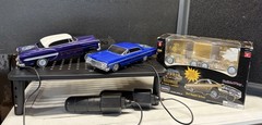 Three Lindberg Homie Hoppers Lowriders: 53 Chevy Bel Air – 61 Impala – 64 Impala