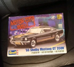 Revell Motor City Muscle 1965 Shelby Mustang GT 350H Model Kit Open Box