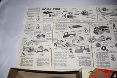 Aurora Boob Tube 1/32 Model Kit The Scene Machines VTG 1969 w Box Hippie Peace