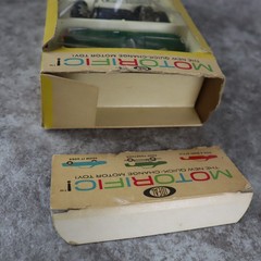 VTG 1/43 SLOT CAR MOTORIFIC BLUE JAGUAR XKE BY IDEAL 1960’S HONG KONG NEW