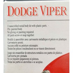 Vintage 1996 TESTORS Dodge Viper RT/10 Metal Body Model Kit 1:24