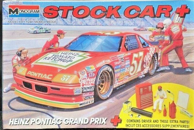 Monogram #57 Heinz Pontiac Grand Prix Stock Car 1:24 Model Kit # 2914 *SEALED*