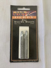 Cub Scout Derby Zinc Stick-On Weights Approx 2 oz #7603 Pinewood Derby Vintage