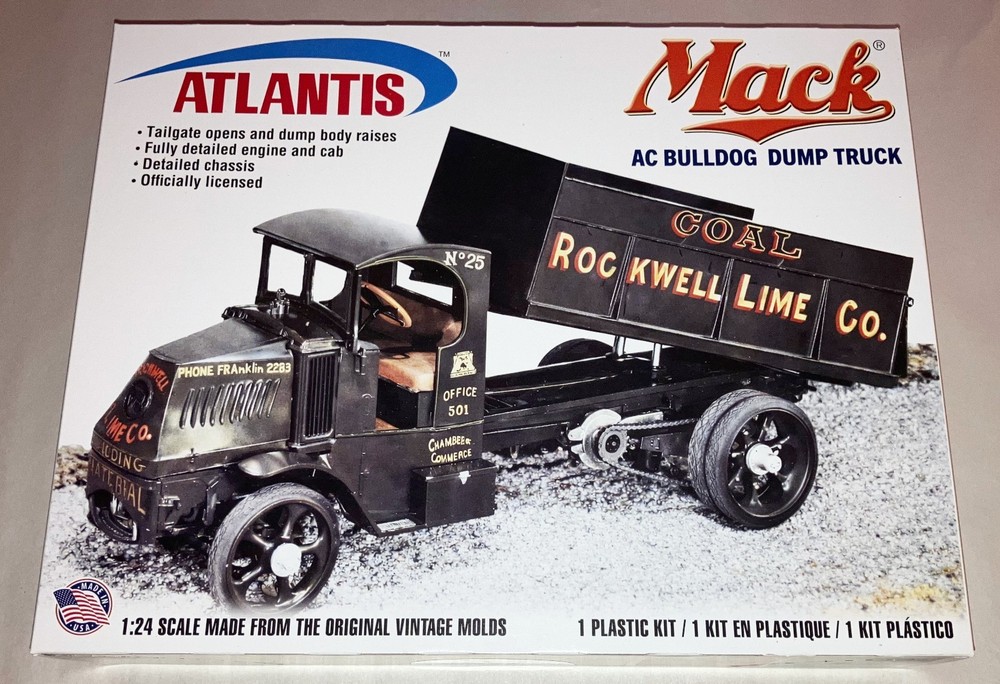Atlantis Mack AC Bulldog Dump Truck 1:24 scale model car kit 2400