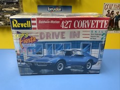 VINTAGE REVELL BALDWIN MOTION 427 CORVETTE SKIPS FIESTA DRIVE-IN #7427 NEW