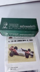 FDS 120 McLaren MP4/1C 1983 1:43 Metal Kit Sealed Lauda Watson NOS