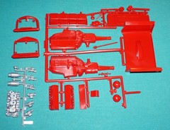 The Big T Revell 1/8 #85-2617 Engine w Carbs Body Chassis Etc.