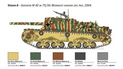 PLATZ/italeri 1/35 WWII Italian Self-Propelled Gun Semovente M42 da 75/34