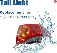 Silscvtt Passenger Side Outer Rear Brake Tail Light Assembly Replacement for