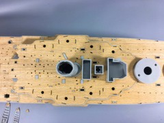CY20002 Wooden Deck for Trumpeter 03701 1/200 Scale USS Arizona BB-39 Model