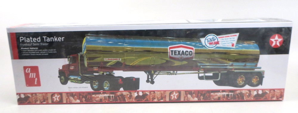 AMT 684/06 1/25 Fruehauf Texaco Semi Tanker Model Kit SEALED