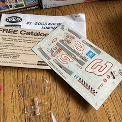 Built Model Car, 1991 Monogram Stock Car STARTED, INCOMPLETE, MODIFIED