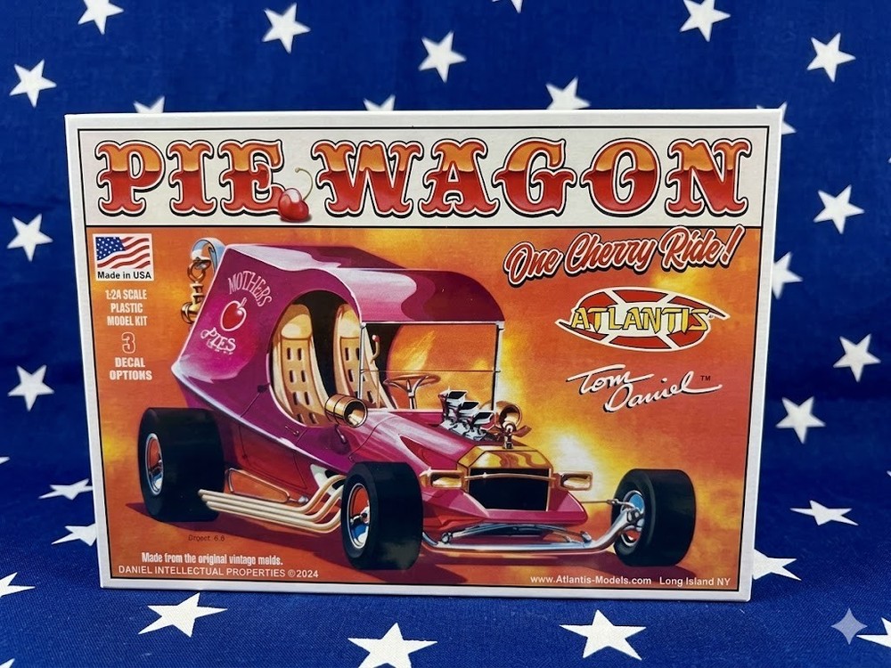 Atlantis Models Tom Daniel PIE WAGON 1:24 Hot Rod Model Kit ALM6738