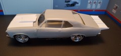 Resin Rear Spoiler & Stinger Hood Combo for ’72*/69 Nova AMT*/Revell 1/25.