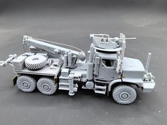 1/35/48 US MTVR MK36 Wrecker Rescue Crane Unpainted Resin Model Kit 3D Printed