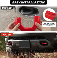 Front Tow Hooks Covers Hitch Cover Customized Car Tow Hooks Compatible with RAM