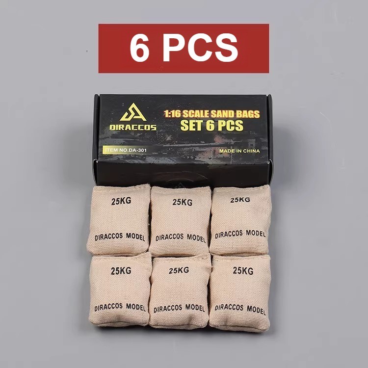 Diorama 1/16 Sandbags Bunker Model Tank Military Defence Scene Model Accessories