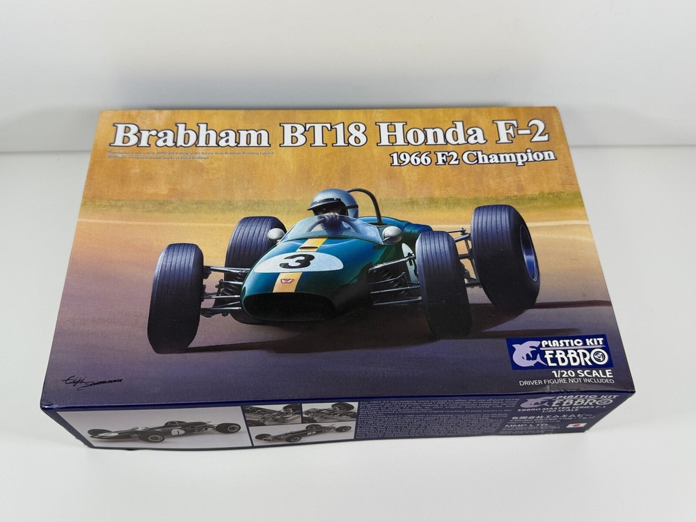 Ebbro 1966 Brabham Honda BT18 F-2 1966 F2 1966 Champion 1:20 (One Bag Opened)