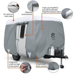 Classic Accessories OverDrive PolyPRO 3 Molded Fiberglass Travel Trailer Cover,