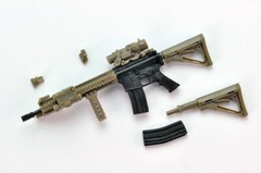 TomyTec Little Armory 1/12 LA037 M4A1SOPMOD Block 2 GUN Plastic Model Kit