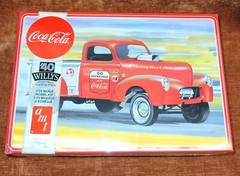 NEW 2019 AMT 1/25 Scale Model ’40 Willys Pickup Truck Coca Cola Coke AMT1145M