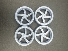 1/25 Scale Resin 26 Inch Model Car Wheel Set