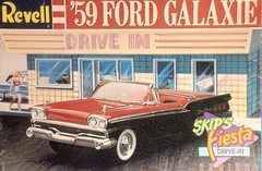 59 FORD GALAXIE SKYLINER SUSPENSION PARTS – REVELL 7162 MODEL CAR KIT PARTS LOT