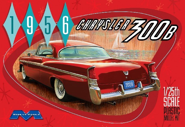 Moebius Models 1207 1:25 1956 Chrysler 300B Car