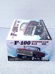 Moebius Models #1230 1:25 ’70 Ford F-100 Custom Cab 4×4 -Factory Sealed-NISB