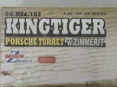 Dragon 1/35 6848-03 King Tiger Porche Turret W/Zimmerit Heavy Tank Model Kit