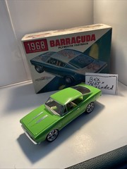 SUPER RARE! 1968 BARRACUDA FASTBACK Built ￼Model Car!! “BOX NOT INCLUDED “