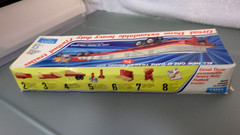 Vtg 1974 Ertl 1/25 Great Dane Extendable Truck Flatbed Trailer Model Kit in Box