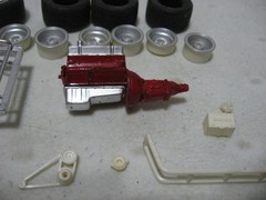 Parts Only- MPC 1934 Ford Coupe Slammer Race Car 1/25 Scale Model Kit #1-0711