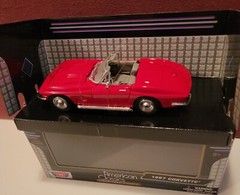 MotorMax 1:24 Scale Diecast 1967 Corvette, New In Sealed Package, Brilliant Red