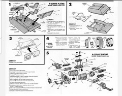 66 Malibu 427 ENGINE MOUNT for Revell Monogram 1:24 Model Kit 1966 Chevelle