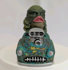 Jimmy Flintstone resin Lil Shitzz “The Creature” 49 Merc custom painted bust