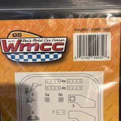 WES’S MODEL CAR CORNER WMCC TH001 TRAILER HITCH MODEL KIT-NEW-1/25 SCALE