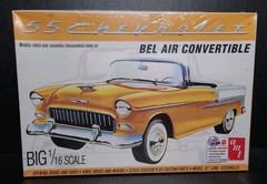 AMT 1/16 ’55 Chevrolet Bel Air Convertible Kit#1134/06 Factory Sealed
