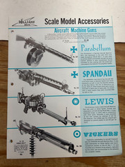 1970 WILLIAMS RC MODEL ACCESSORIES DEALER ORDER FORM PRICELIST & PRODUCT CATALOG
