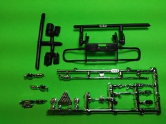 1984 GMC 4×4 Pickup Fall Guy Truck 1/25 brush guard push bumper chrome cb whip
