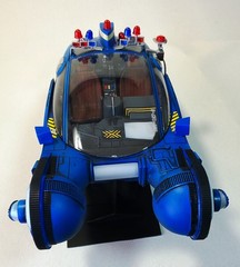 Blade Runner Spinner 1/24 built & painted weathered with custom display stand