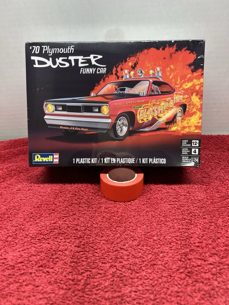 1970 Plymouth Duster Funny Car Model Kit 1/24. Revell 14528. Factory Sealed