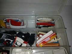 Revell AMT Monogr Junkyard Parts Lot Of Plastic Model Assortment Of Parts & Case