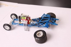 Model car parts Revell Pinto funny car