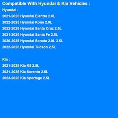 Oil Filter Housing Cap Compatible with Hyundai Kia 2.0L 2.5L – 2021-2025 Elantra