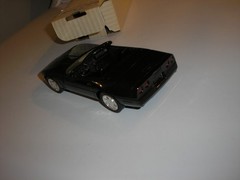 NICE 6063EO AMT Ertl 1989 Chevy C4 Corvette Convertible Promo Black Free SHIP