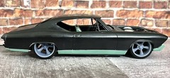 1/24 Scale: 21/20 Inch “Ridler 605” Wheels With Wide Rear Street Tires