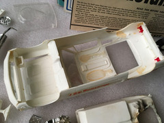Vtg AMT 68 Ford Mustang GT 1/25 Model Car Kit Customizing 6168-200 Partial Built